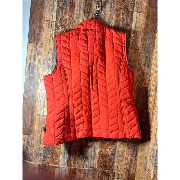G.H. Bass & Co. Quilted Vest Red Size L Lightweight Zip Front Puffer Jacket - Picture 3 of 7